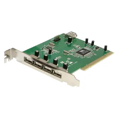PCIUSB7-C3 StarTech 7 Port PCI 4 x 4-pin Type A Female USB 2.0 External Card Adapter