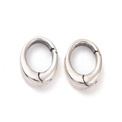 925 Sterling Silver Spring Gate Rings