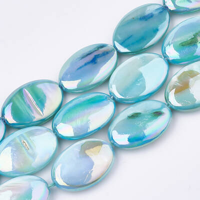 AB Color Freshwater Shell Beads Strands