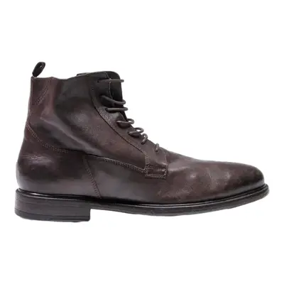 GEOX Lace-Up Boots Brown Leather Mens UK 11