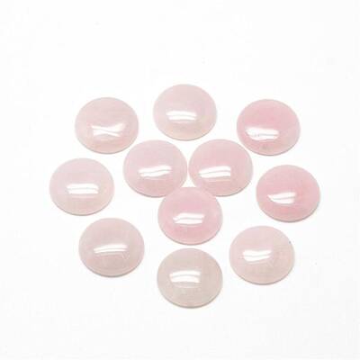 Natural Rose Quartz Cabochons