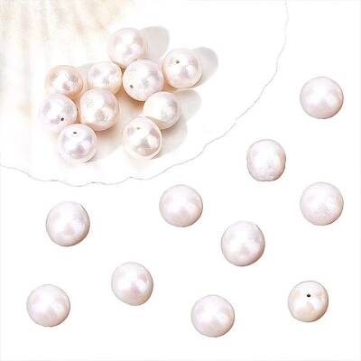 20Pcs Natural Baroque Pearl Keshi Pearl Beads Strands