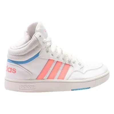 ADIDAS Hoops 3.0 2022 High Top Trainers White Synthetic Girls UK 4.5