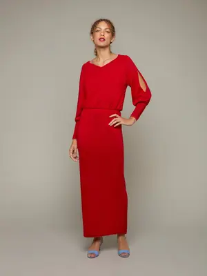 KYLE | Merino Knit Maxi Dress | Size: S