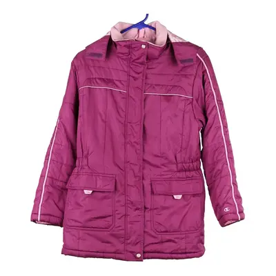 Age 14 Champion Jacket - Large Pink Nylon