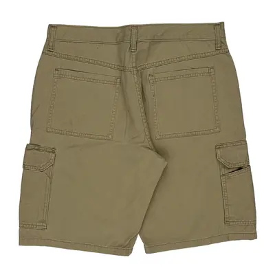 Wrangler Cargo Shorts - 34W 11L Khaki Cotton | Size: 34″ waist