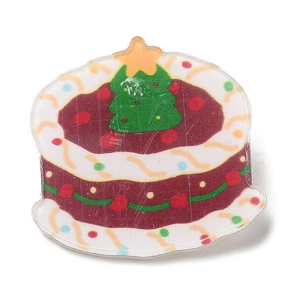 Christmas Theme Acrylic Brooch