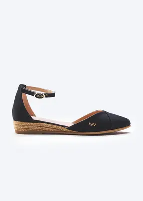 Montroig Canvas Espadrille Flats | Color: Black | Size: 7