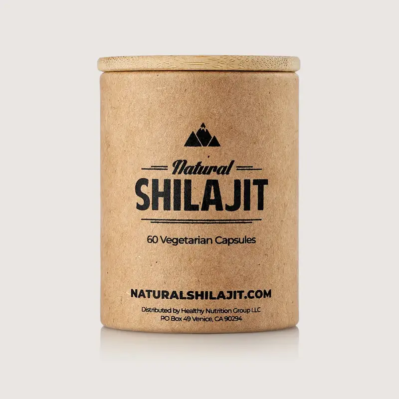 Natural Shilajit Capsules - 100% Pure Shilajit for Men & Women with Fulvic Acid & Trace Minerals - 0.2g per Capsule - 60 Coun...