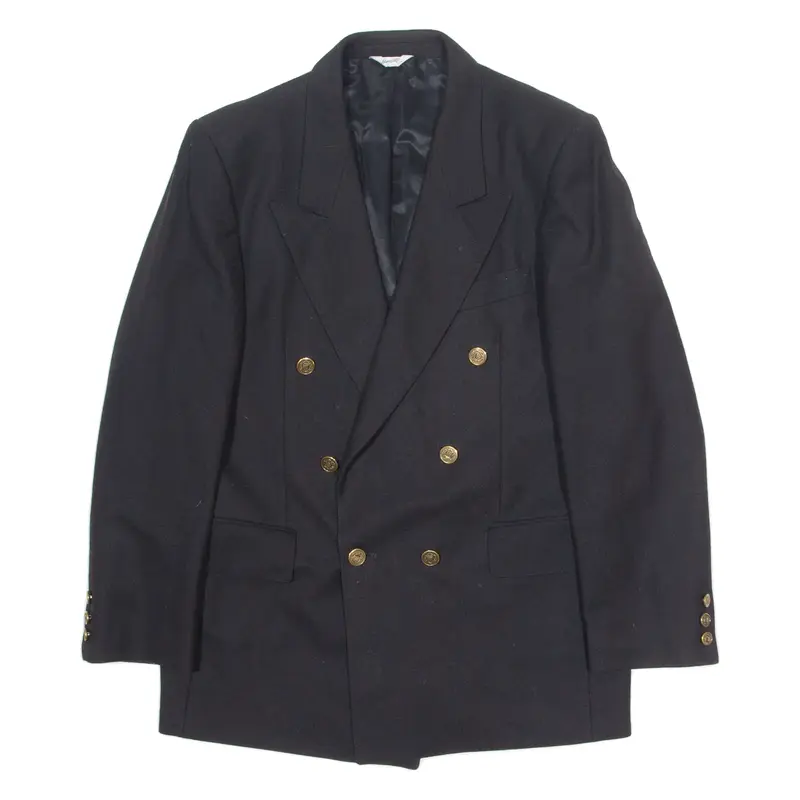 ARTURO CALLE Mens Blazer Jacket Black Wool 90s M