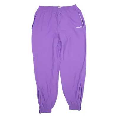 ADIDAS Womens Joggers Purple Tapered M W32 L30