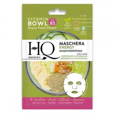 Hq Fabric Face Mask Bowl Energy Energizing And Antioxidant