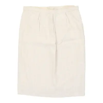 Valentino Skirt - 32W UK 12 Beige Cotton | Size: UK 12