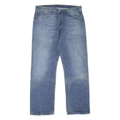 LEVI'S 501 Jeans Mens Blue Regular Straight Stone Wash W38 L32