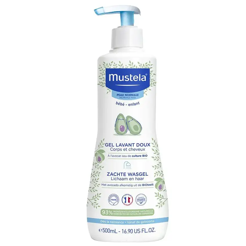 Mustela Bébé Gel Detergente Delicato Capelli e Corpo volume 500ml