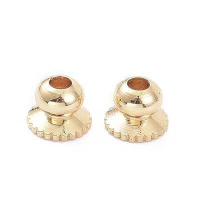 Apetalous Brass Bead Caps
