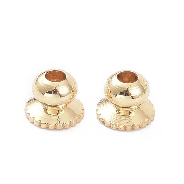 Apetalous Brass Bead Caps