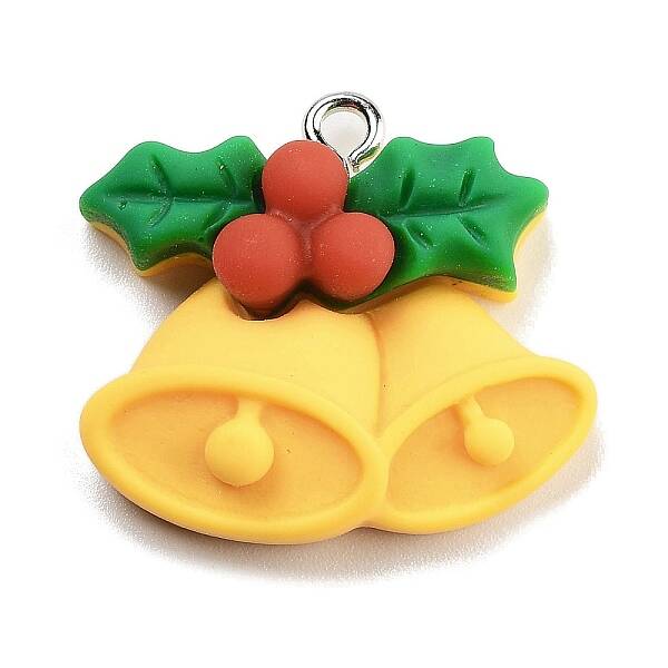Christmas Theme Opaque Resin Pendants