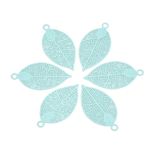 430 Stainless Steel Filigree Pendants