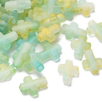 Gradient Color Transparent Acrylic Beads