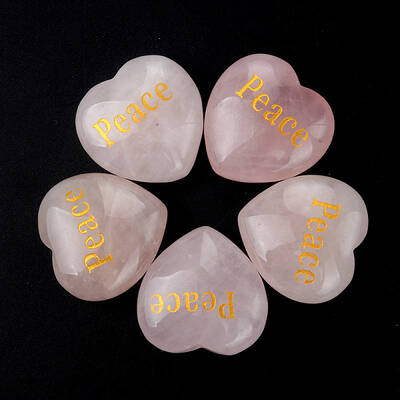 Natural Rose Quartz Display Decorations