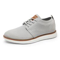 Bruno Marc Men's Breathable Mesh Round Toe Oxford Sneakers with Wedge Heel for Casual Training