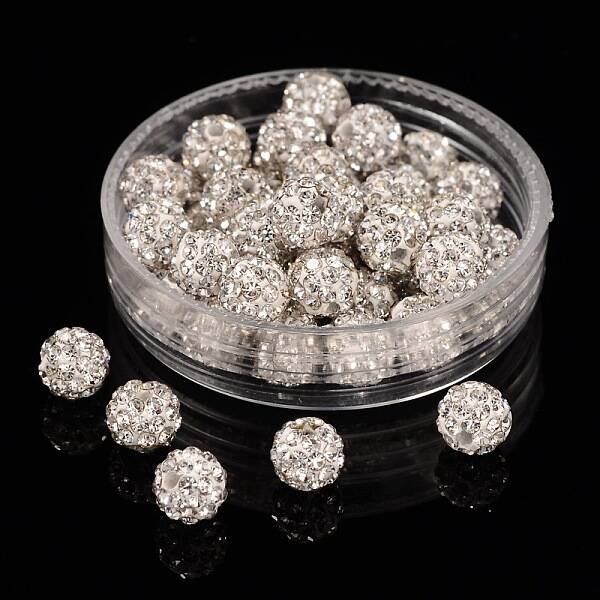 Pave Disco Ball Beads