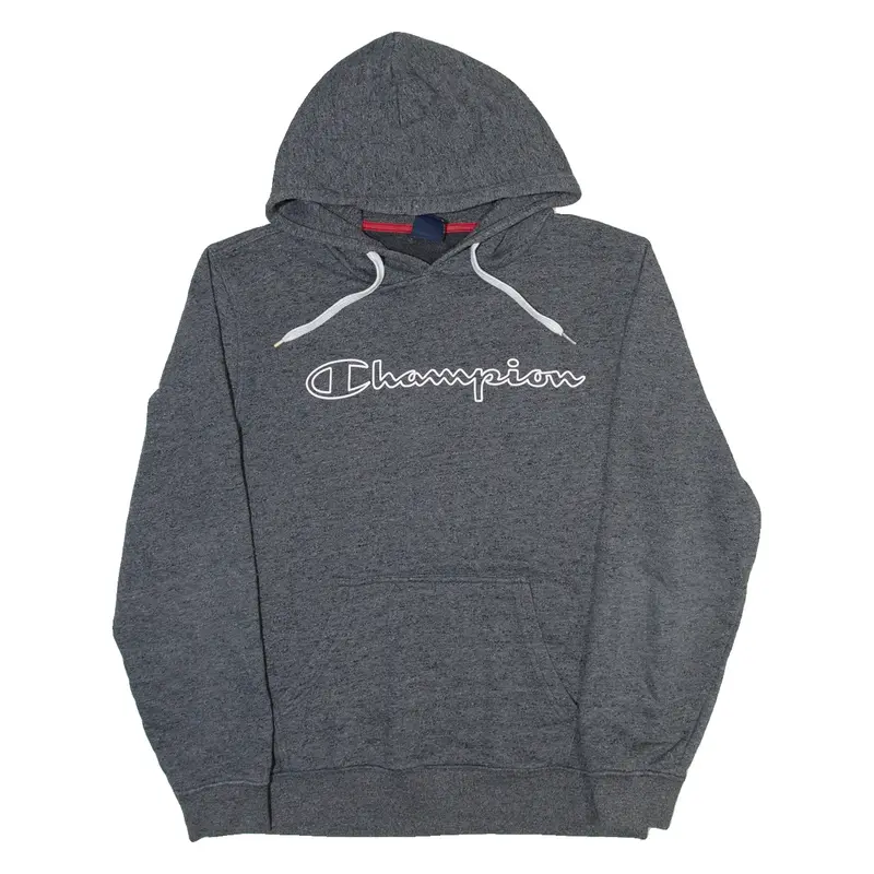 CHAMPION Mens Grey Hoodie L