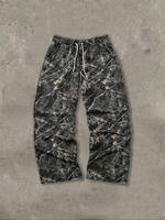 Men's Tree Camo Print Drawstring Waist Sweatpants, Regular Fit Casual Comfy Jogger Pants for Summer, Fashion Men's Bottoms fo...