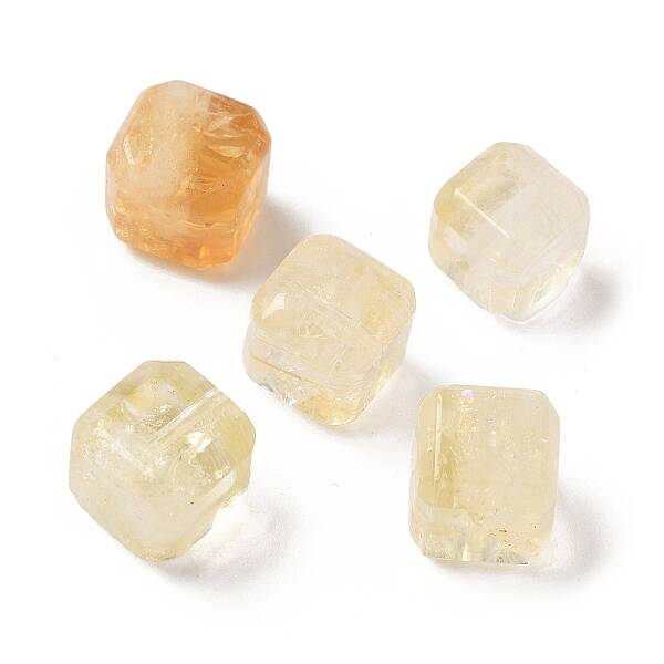 Natural Yellow Quartz Beads