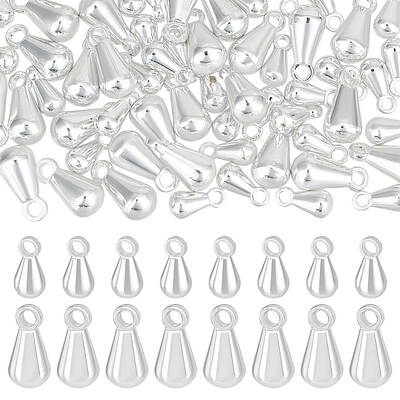 80Pcs 2 Styles Brass Pendants