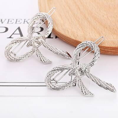 Bowknot Alloy Hair Barrettes