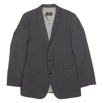 JOOP! MUrphy Barnes Mens Blazer Jacket Grey Wool Pinstripe L