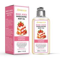 Amococo Body Essence Oil - Strawberry Shortcake Scented Moisturizing Nourishing Body Lotion for Dry Normal Oily Skin Types 22...
