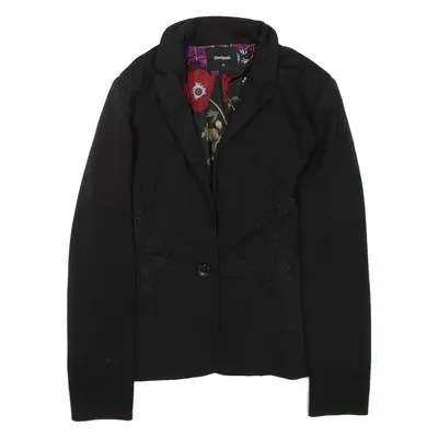 DESIGUAL Womens Blazer Jacket Black M