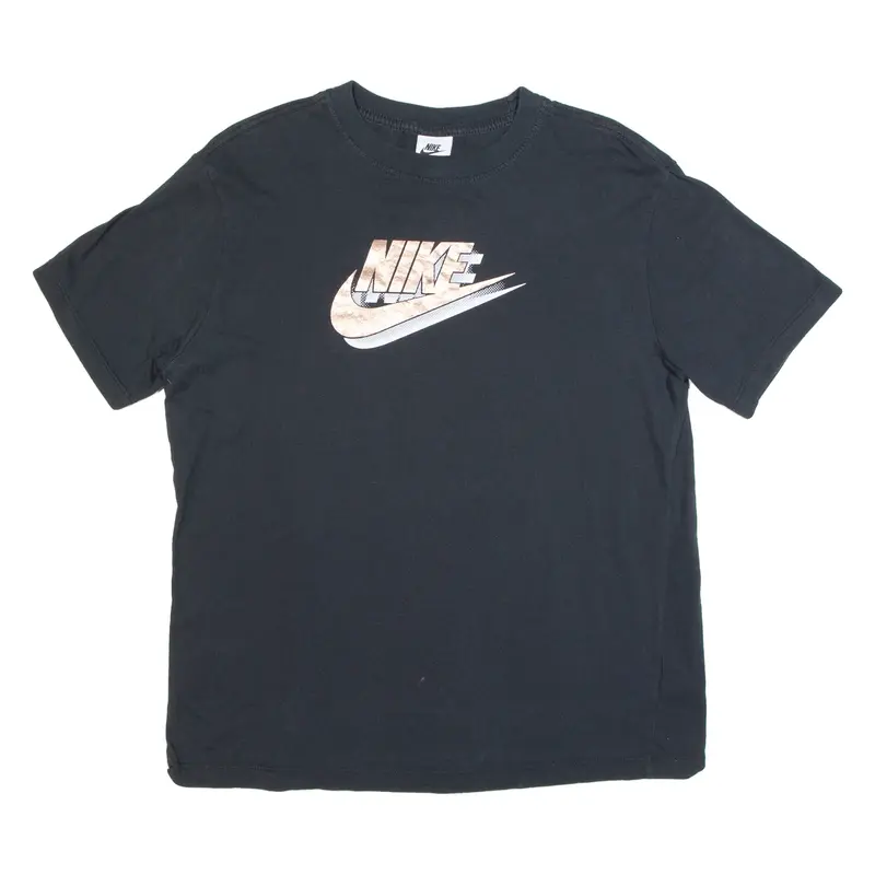 NIKE Oversized Pinwheel Womens T-Shirt Black S