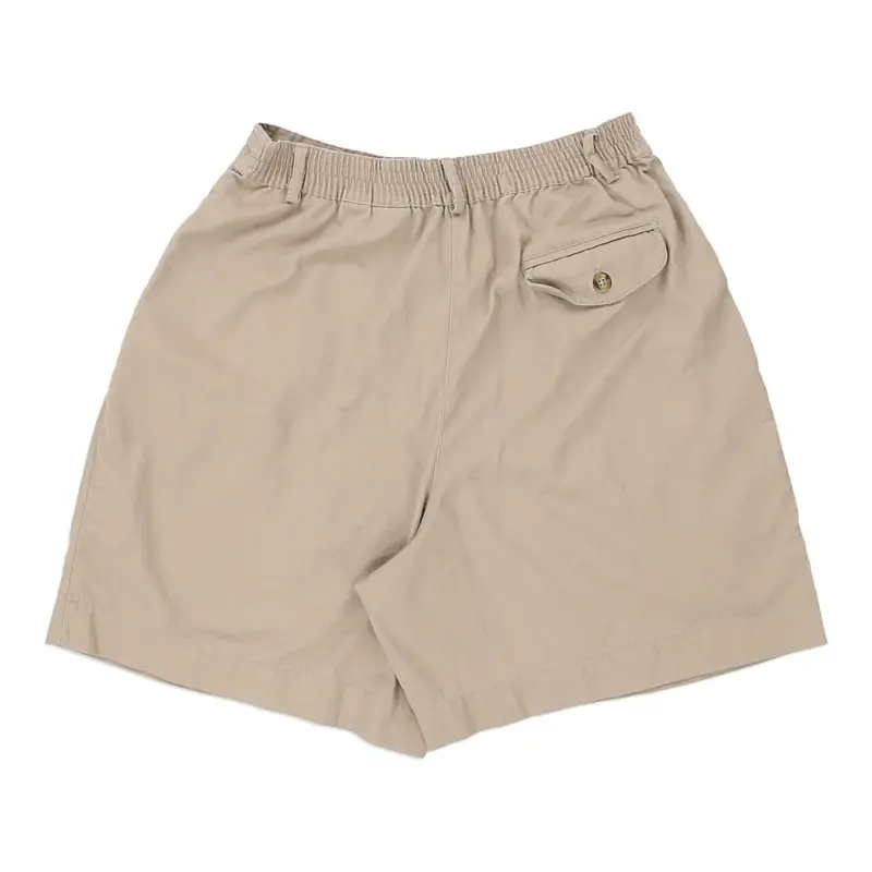 Karen Scott Shorts - 26W UK 8 Beige Cotton