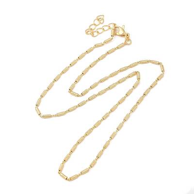 Rack Plating Brass Column Link Chain Necklace for Women