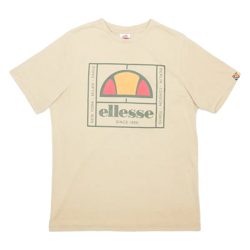ELLESSE Mens T-Shirt Beige L