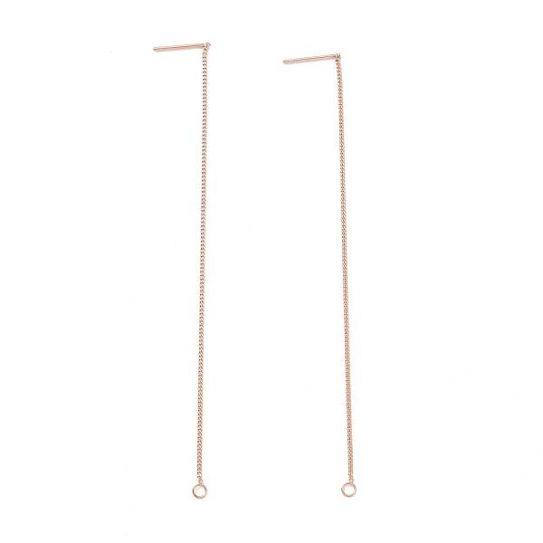 Ion Plating(IP) 304 Stainless Steel Stud Earring Finding