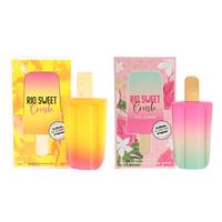 Women's Perfume Bundle - Rio Sweet Crush and Rio Sweet Crush Pink Jasmine - Spray Perfume Eau de Parfum for Women 100ml/3.4fl...