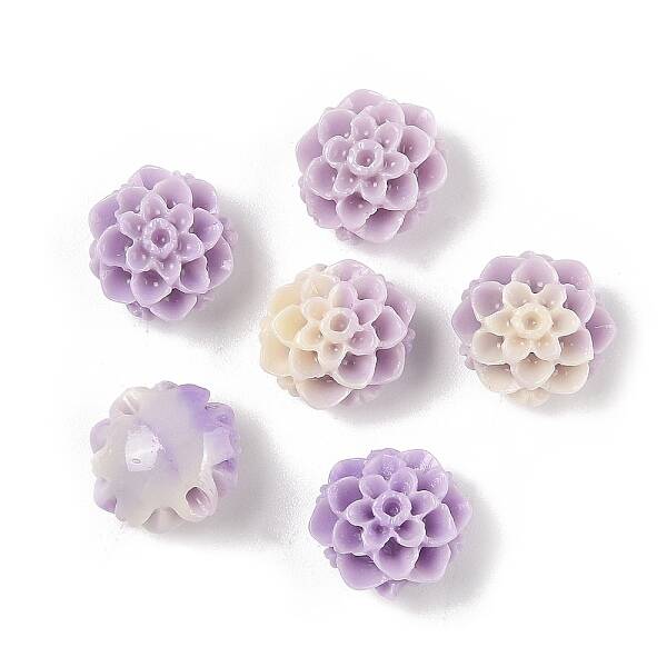 Synthetic Shell Dyed Beads