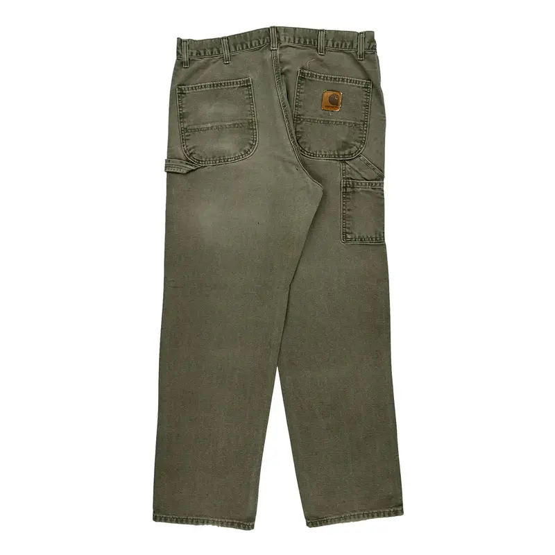 Carhartt Carpenter Trousers - 36? Waist Green Cotton