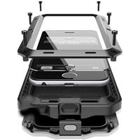 ArmorShield iPhone 16/15/14 Pro Max Case - Military-Grade Shockproof Waterproof Cover with Zinc Alloy Frame & Tempered Glass