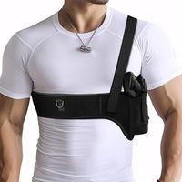 Quick pull shoulder leather cover, abdominal leather cover, unisex, suitable for 9mm, compact, G series, LCP, LC9, Sig P365 a...
