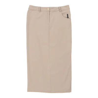 Armani Jeans Skirt - 30W UK 10 Beige Cotton