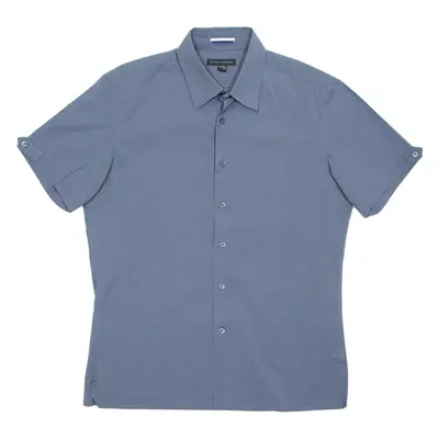 BANANA REPUBLIC Mens Plain Shirt Blue M