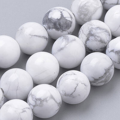 Natural Howlite Beads Strands