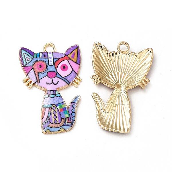 Alloy Enamel Pendants