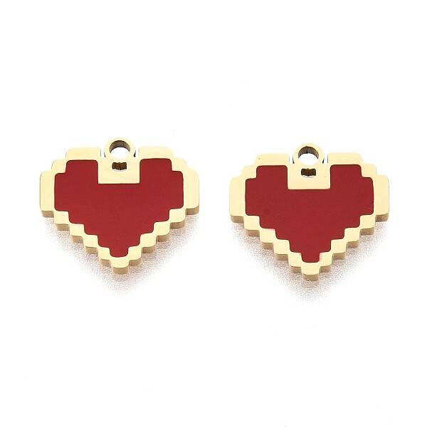 304 Stainless Steel Enamel Charms